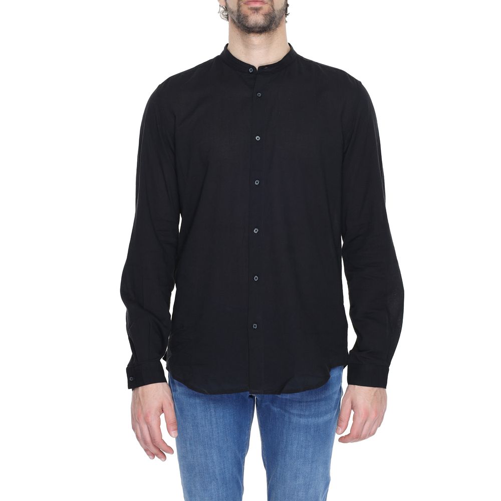 Antony Morato Sort Bomuldsskjorte