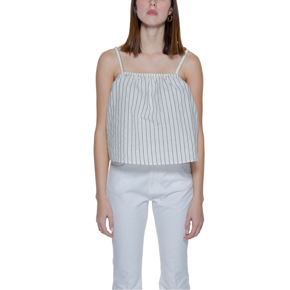 Vero Moda Beige Økologiske Bomuldstoppe & T-shirt