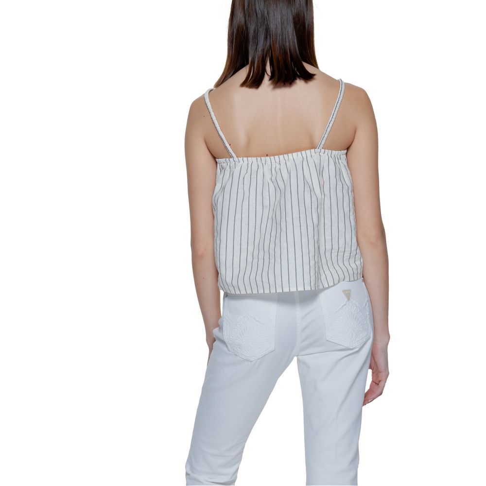 Vero Moda Beige Økologiske Bomuldstoppe & T-shirt