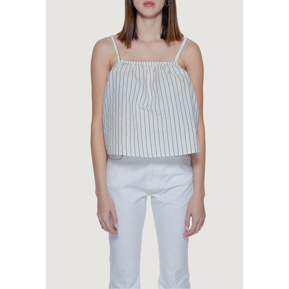Vero Moda Beige Økologiske Bomuldstoppe & T-shirt