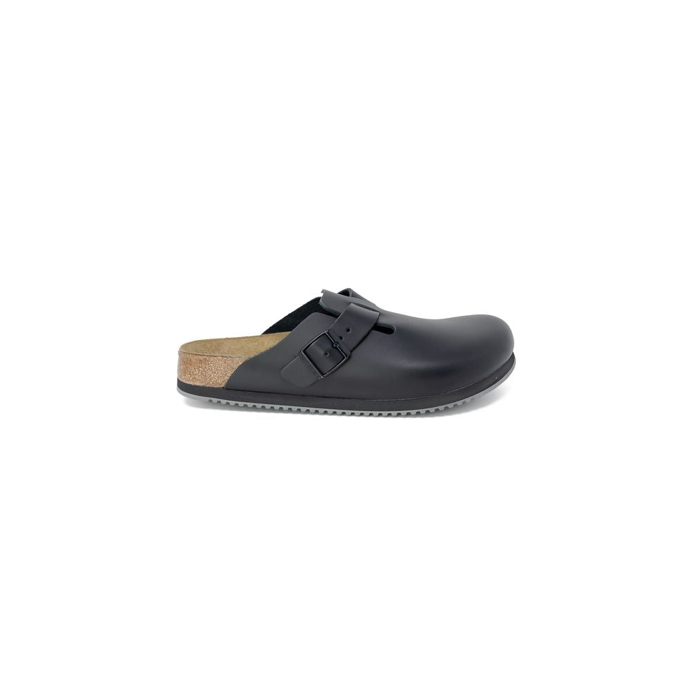Birkenstock sort lædersandal