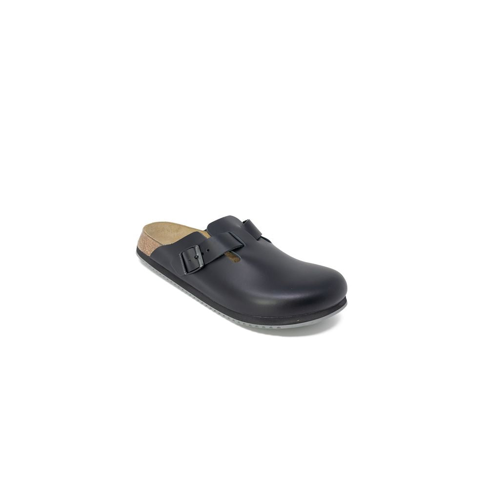 Birkenstock sort lædersandal