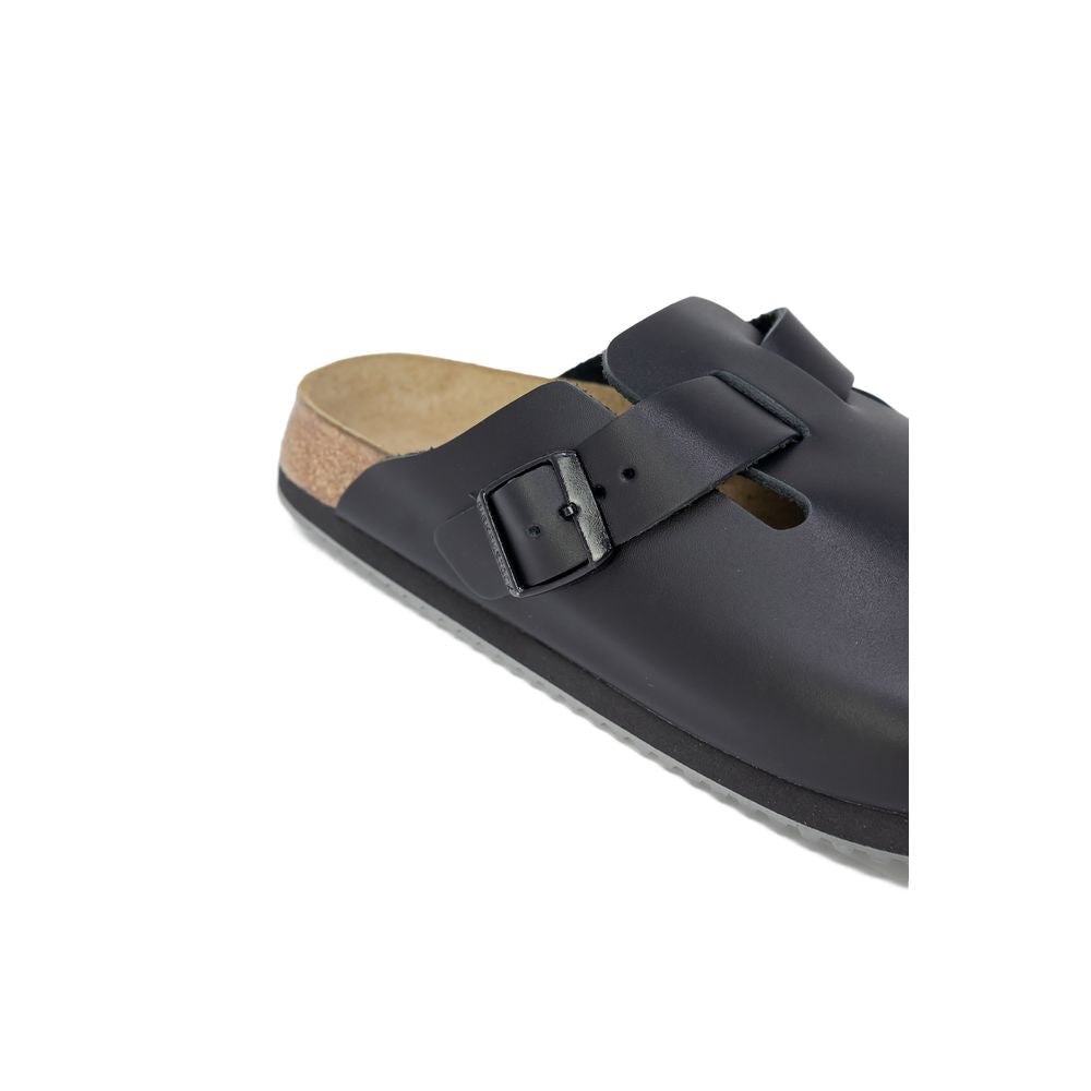 Birkenstock sort lædersandal
