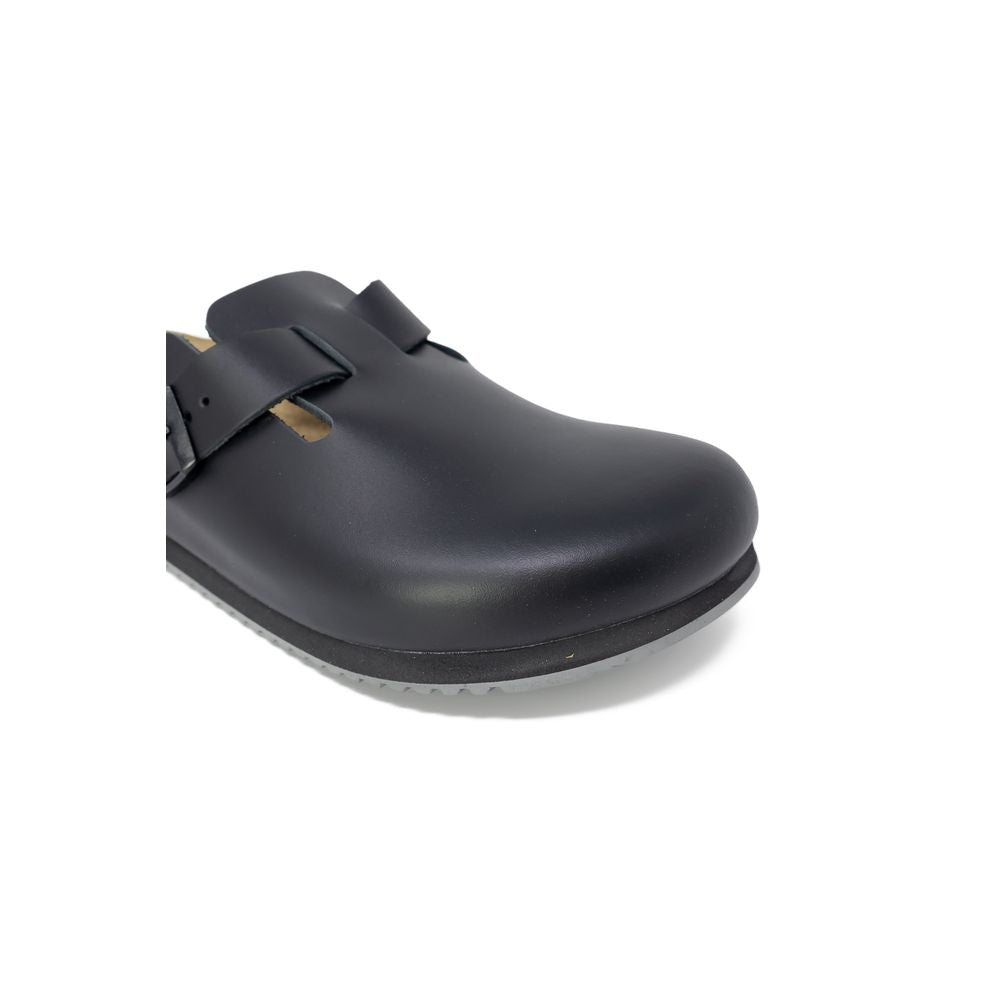 Birkenstock sort lædersandal