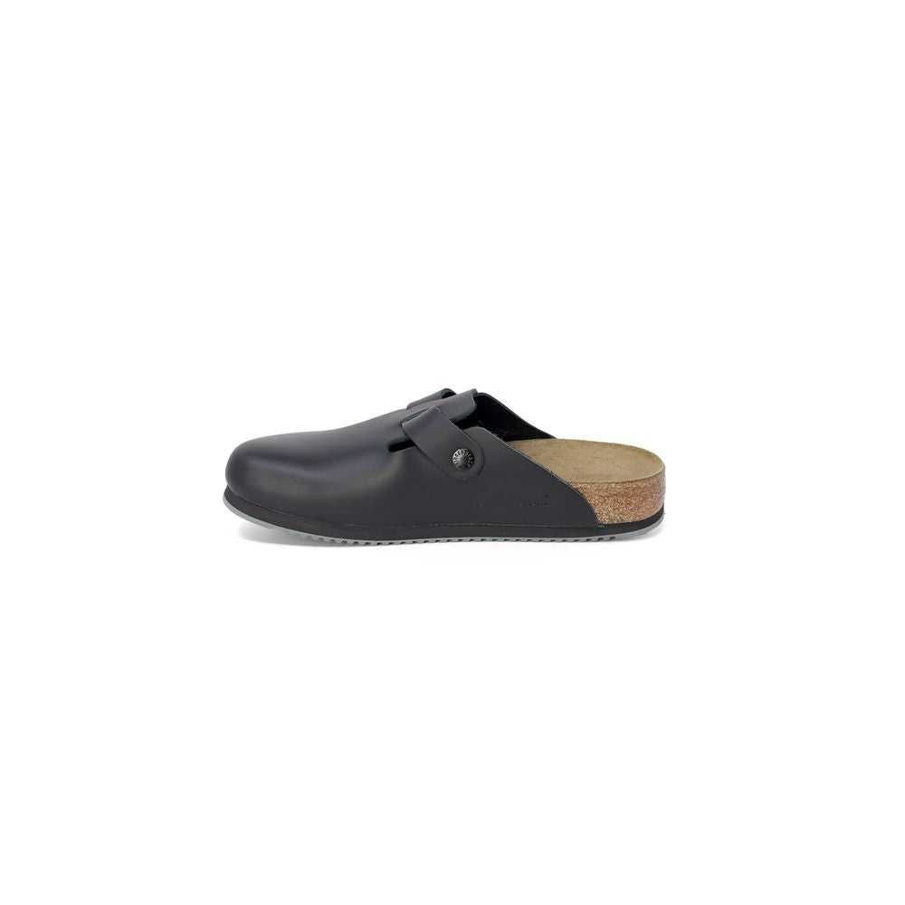 Birkenstock sort lædersandal