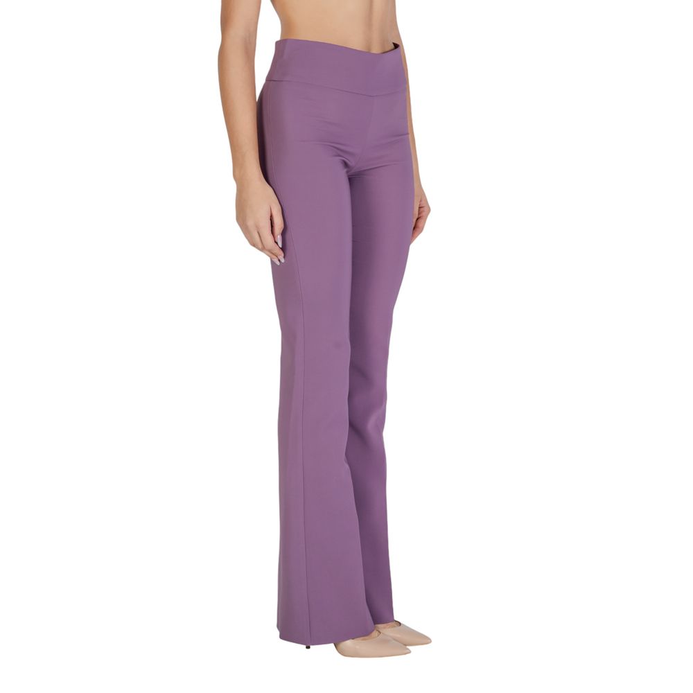Sandro Ferrone Lilla Polyester Jeans & Bukser