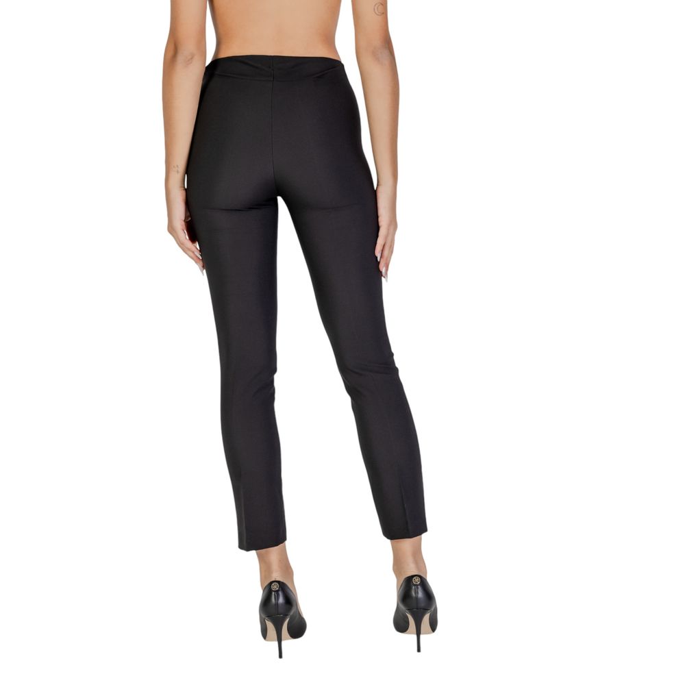 Sandro Ferrone Sorte Polyester Jeans & Bukser