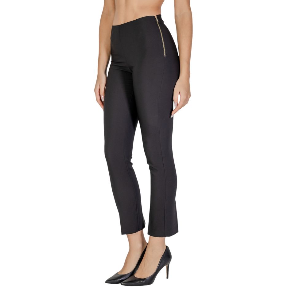 Sandro Ferrone Sorte Polyester Jeans & Bukser