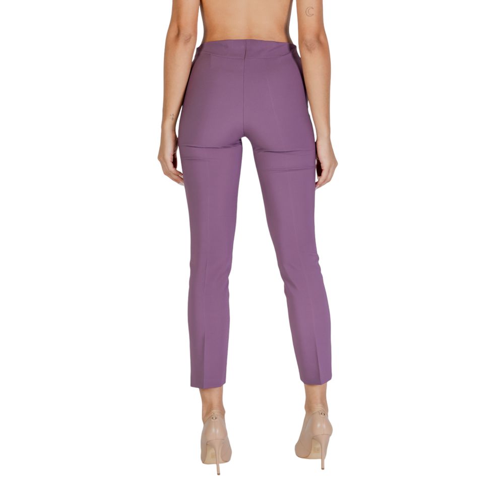 Sandro Ferrone Lilla Polyester Jeans & Bukser