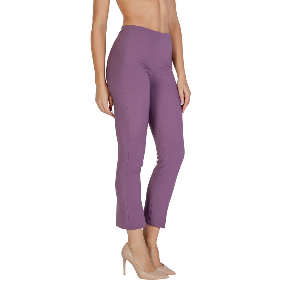 Sandro Ferrone Lilla Polyester Jeans & Bukser
