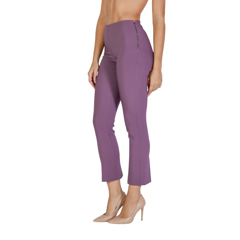 Sandro Ferrone Lilla Polyester Jeans & Bukser