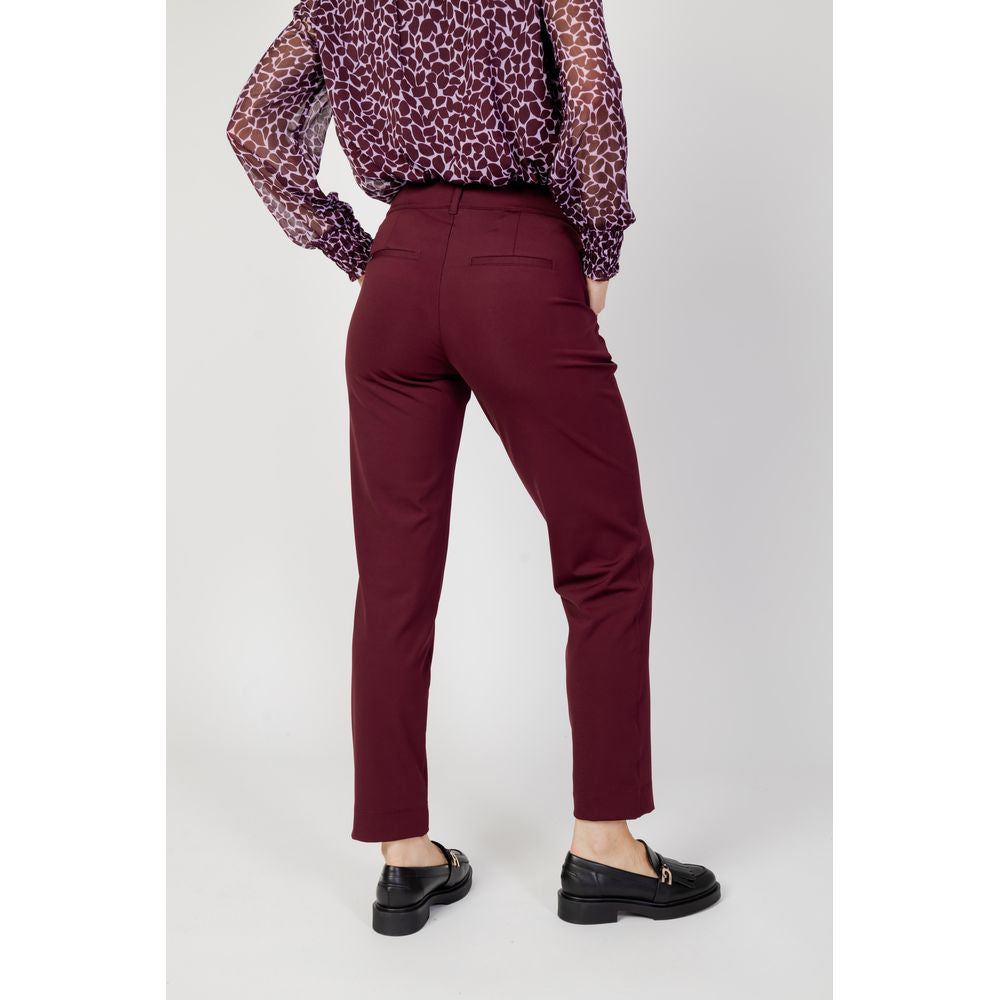 Street One Bordeaux Polyester Jeans & Bukser