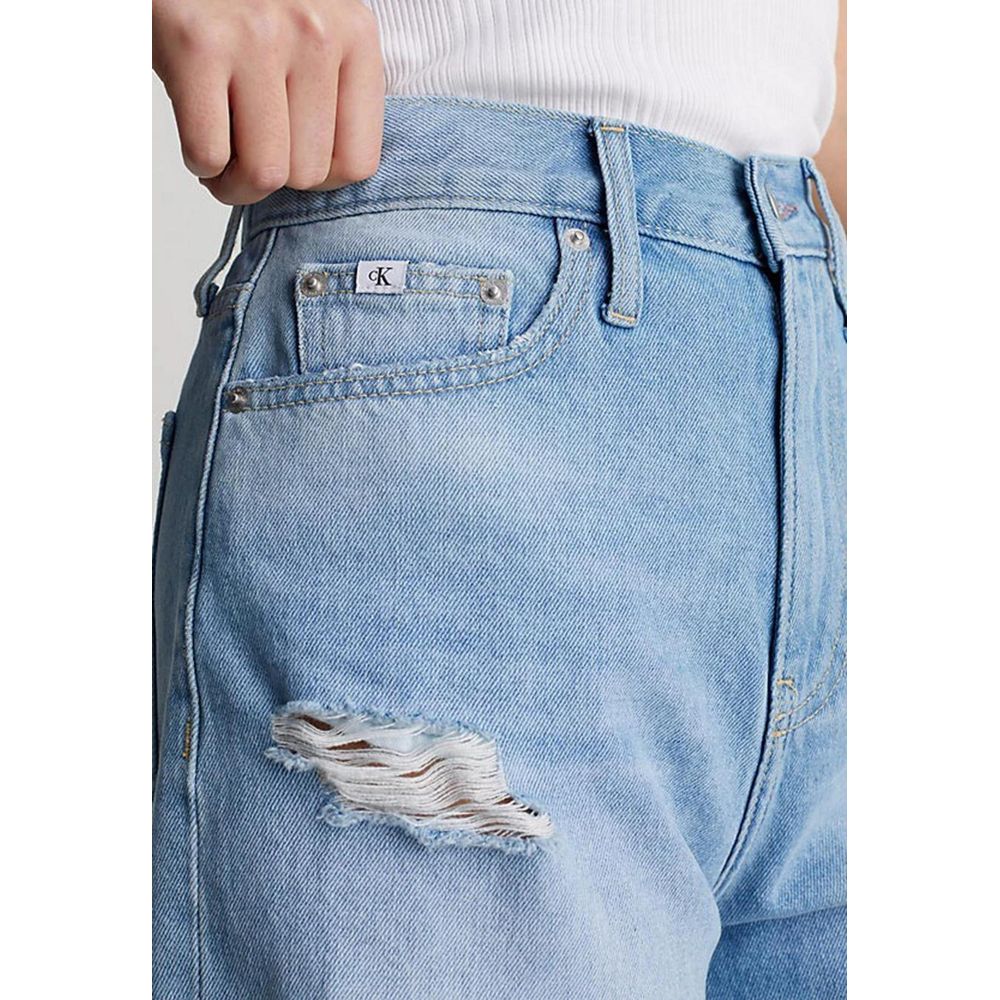 Calvin Klein Jeans Lyseblå Bomuldsshorts