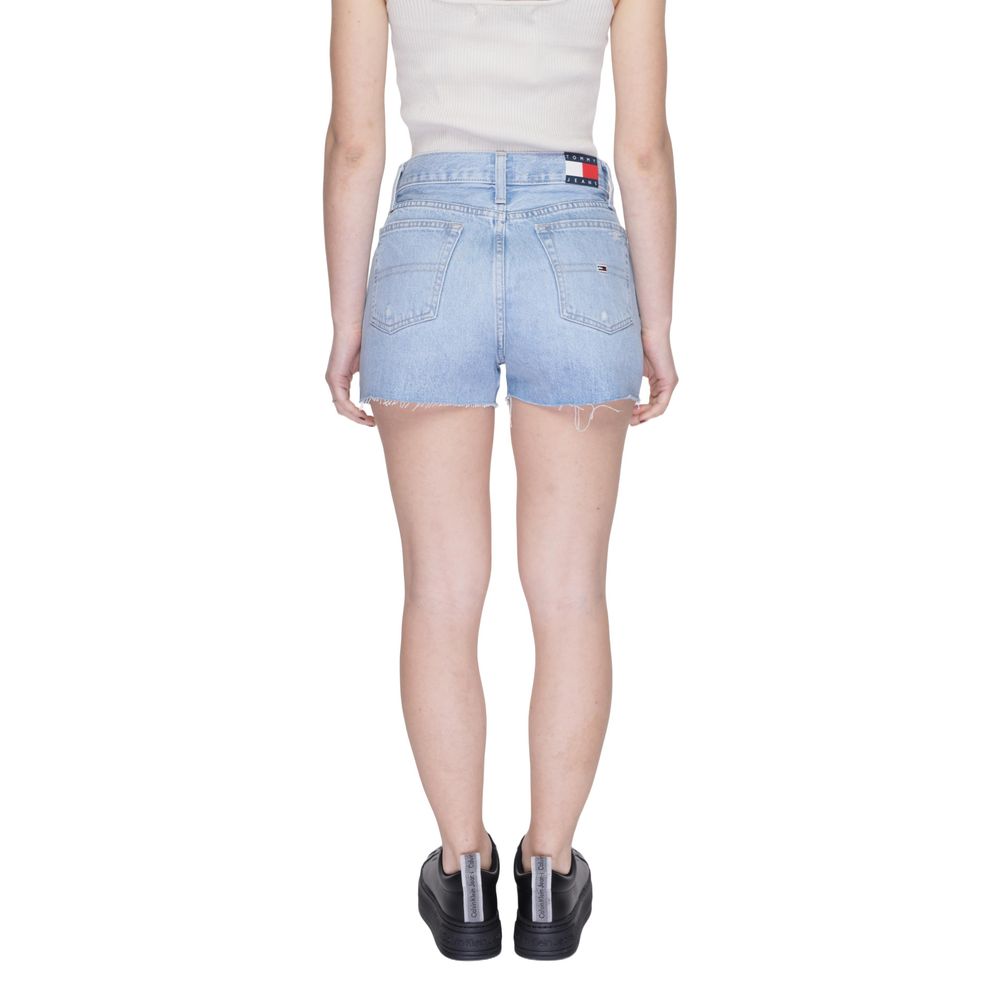 Tommy Hilfiger Jeans Lyseblå Bomuldsshorts