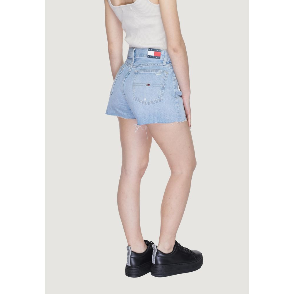 Tommy Hilfiger Jeans Lyseblå Bomuldsshorts