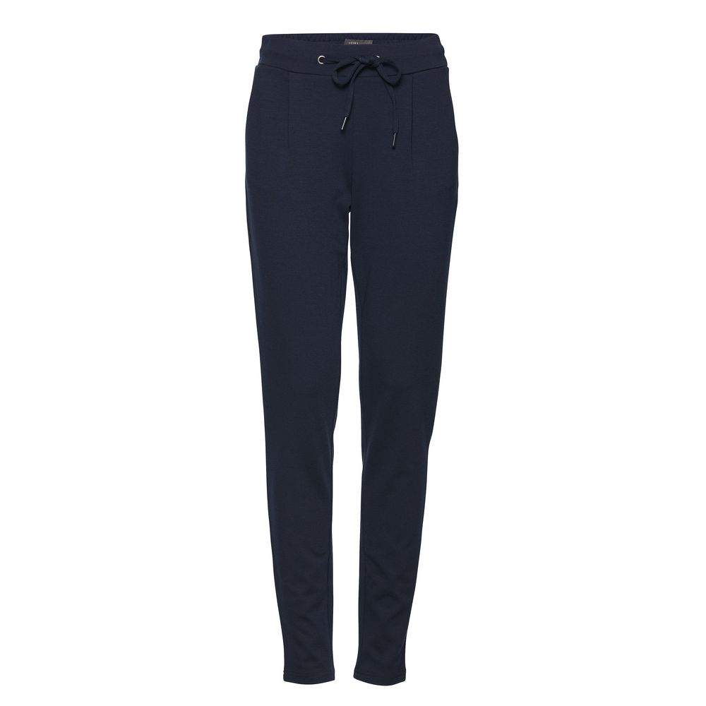 ICHI Blå Polyester Jeans & Bukser