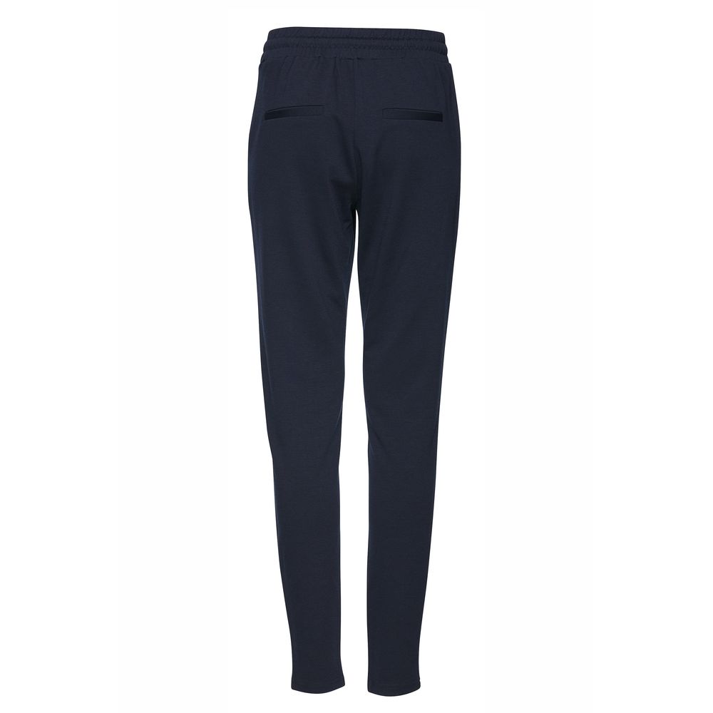 ICHI Blå Polyester Jeans & Bukser
