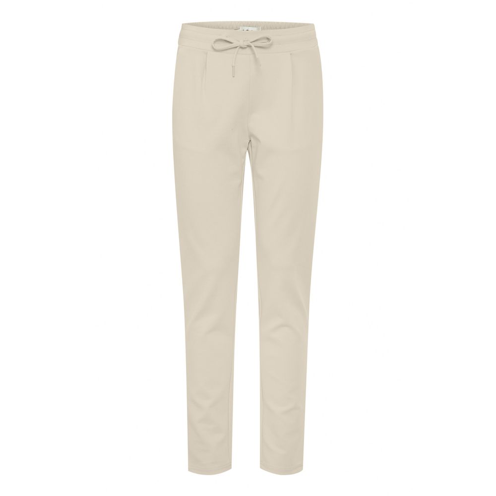 ICHI Beige Polyester Jeans & Bukser
