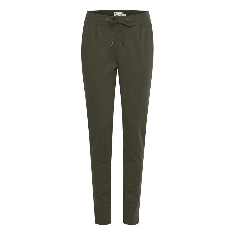 ICHI Grønne Polyester Jeans & Bukser