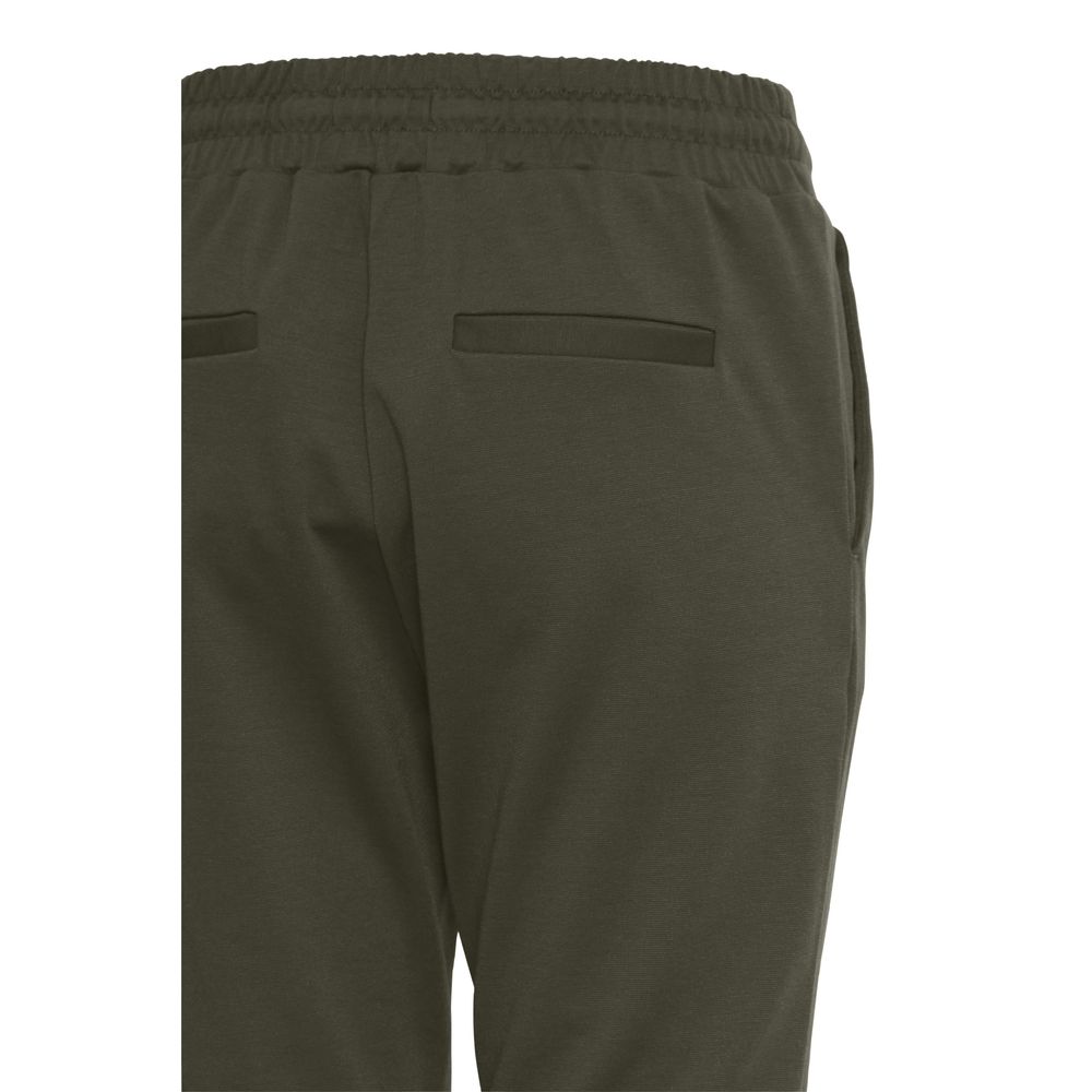 ICHI Grønne Polyester Jeans & Bukser