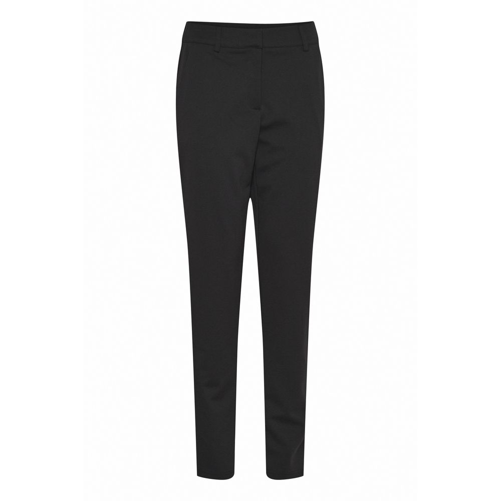 ICHI Sorte Genbrugspolyester Jeans & Bukser