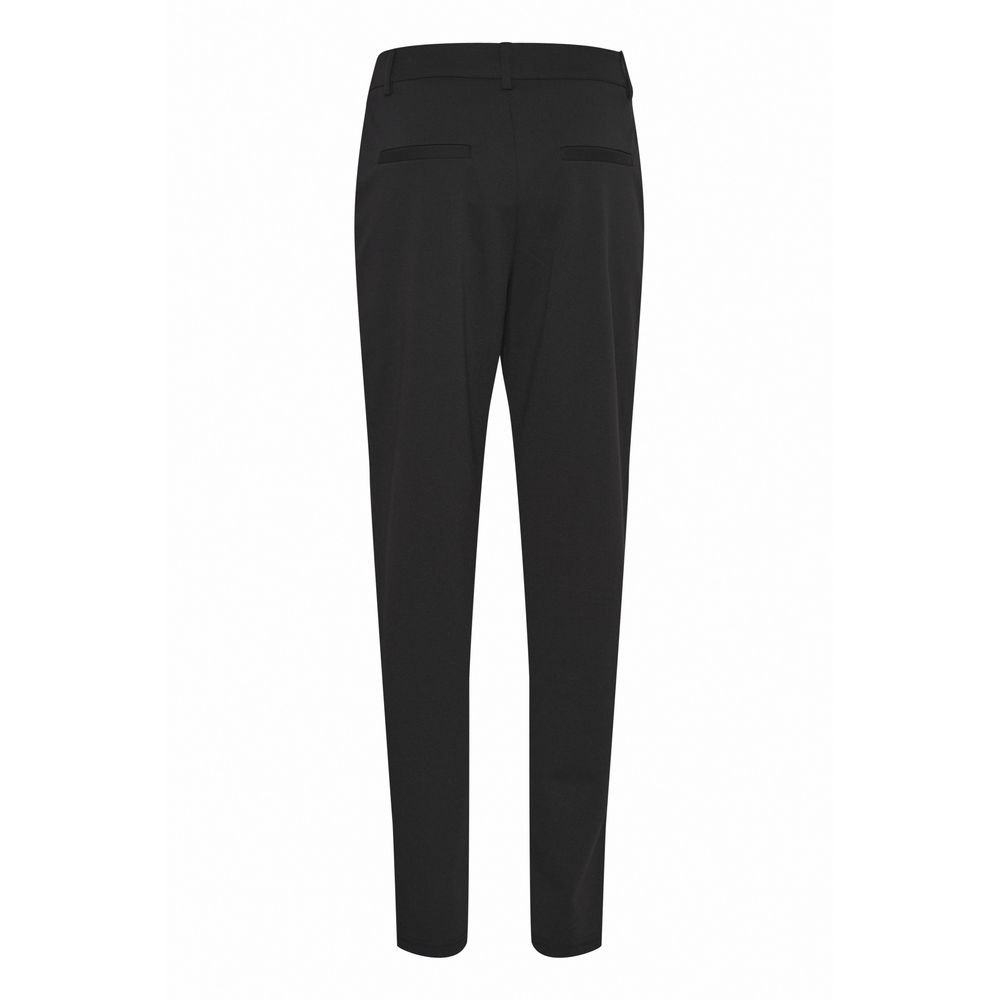 ICHI Sorte Genbrugspolyester Jeans & Bukser