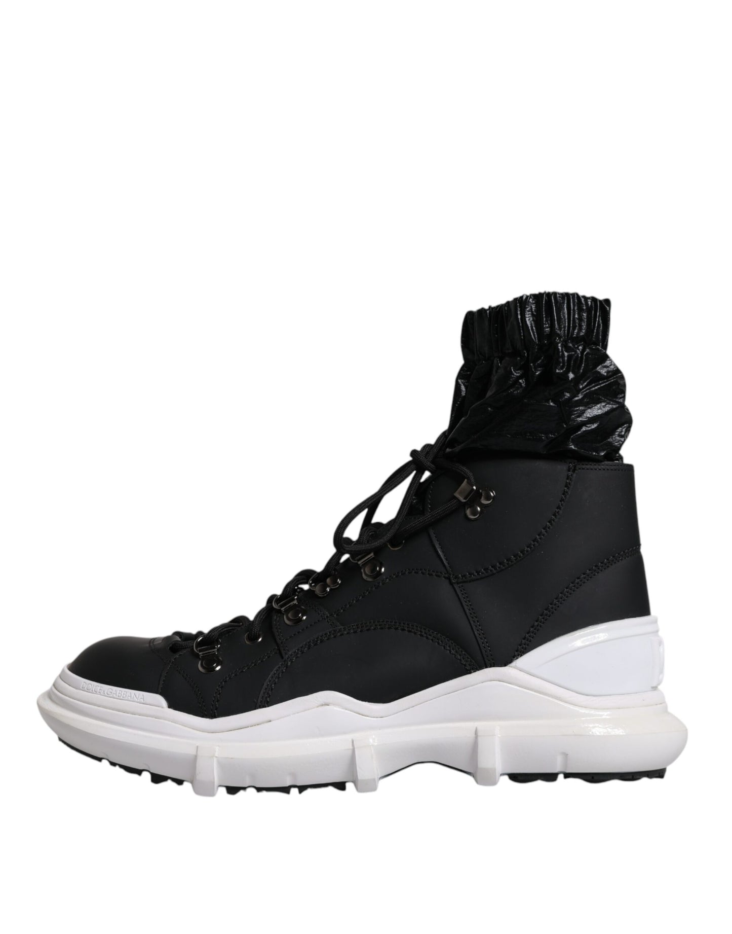 Dolce & Gabbana Sorte Nylon Galileo High Top Sneakers Sko