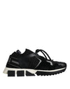 Dolce & Gabbana Sort Hvid Logo Sorrento Herre Sneakers Sko