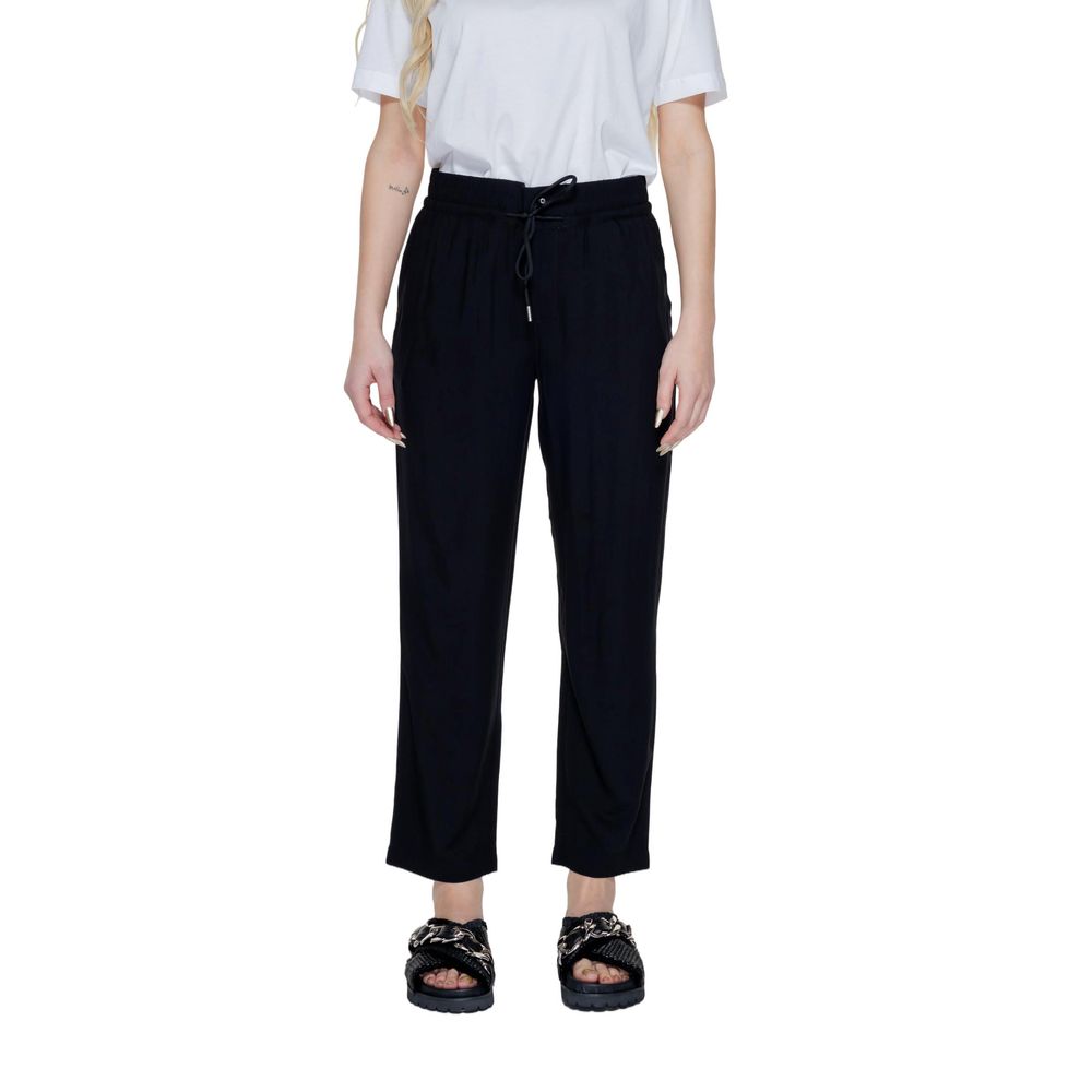 Street One Sorte Viskose Jeans & Bukser