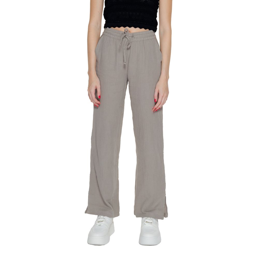 Jacqueline De Yong Beige jeans og bukser i bomuld