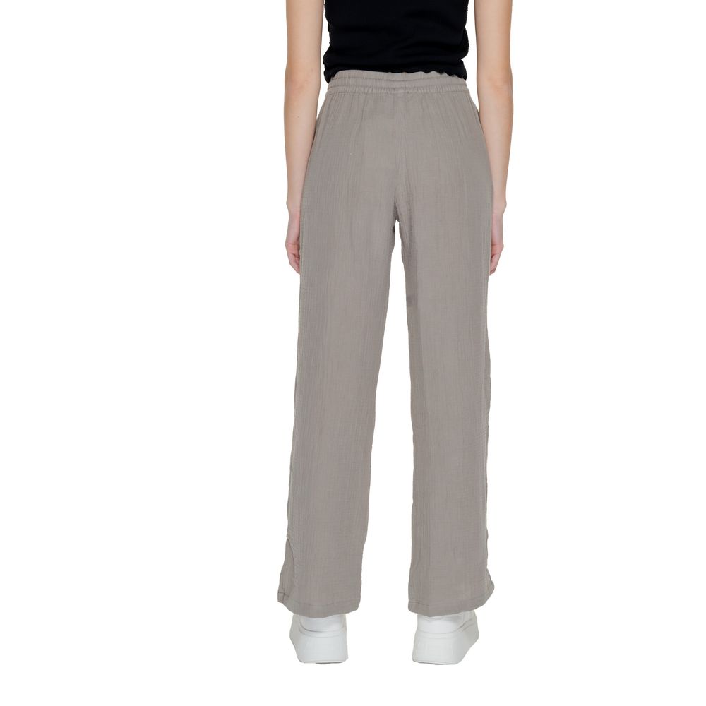 Jacqueline De Yong Beige jeans og bukser i bomuld