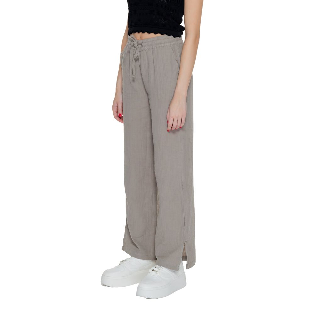 Jacqueline De Yong Beige jeans og bukser i bomuld