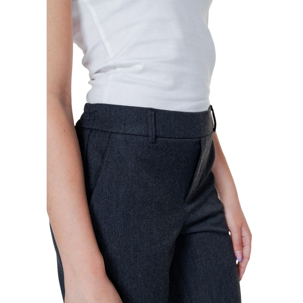 Vero Moda Grå Polyester Jeans & Bukser