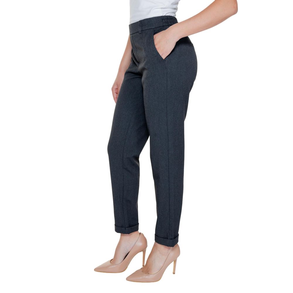 Vero Moda Grå Polyester Jeans & Bukser