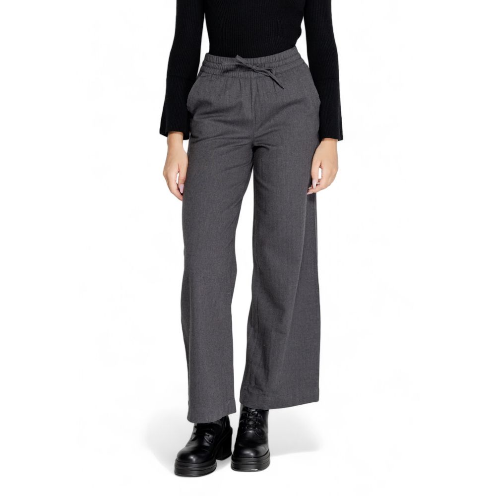 Jacqueline De Yong Grå Bomuld Jeans & Bukser