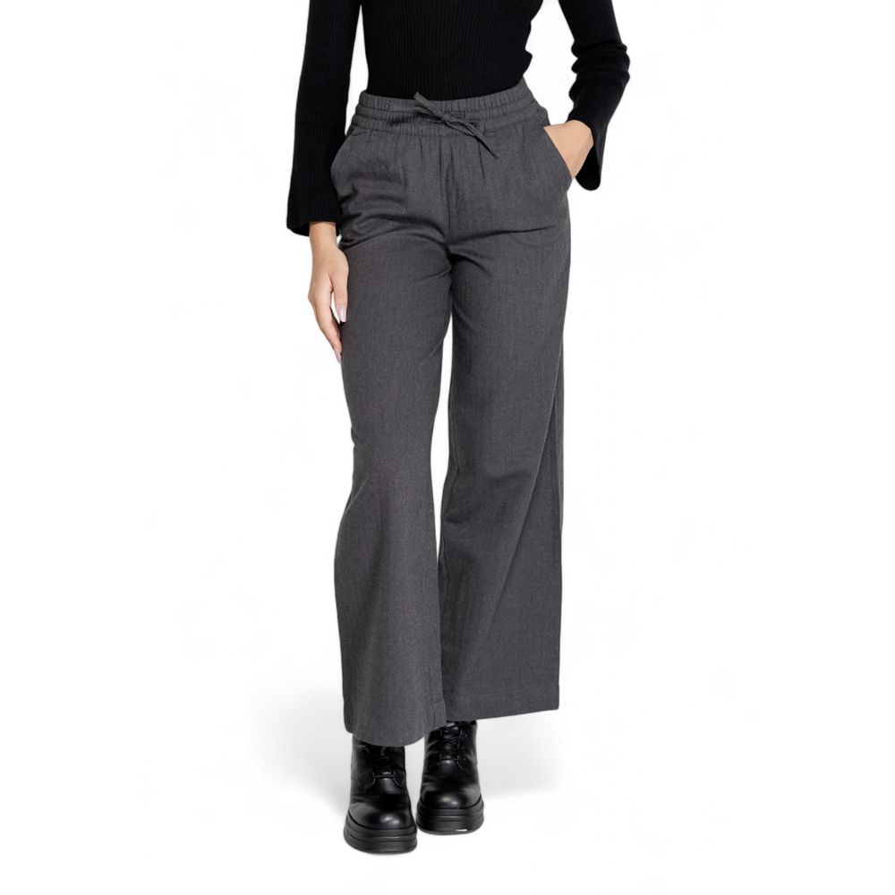 Jacqueline De Yong Grå Bomuld Jeans & Bukser