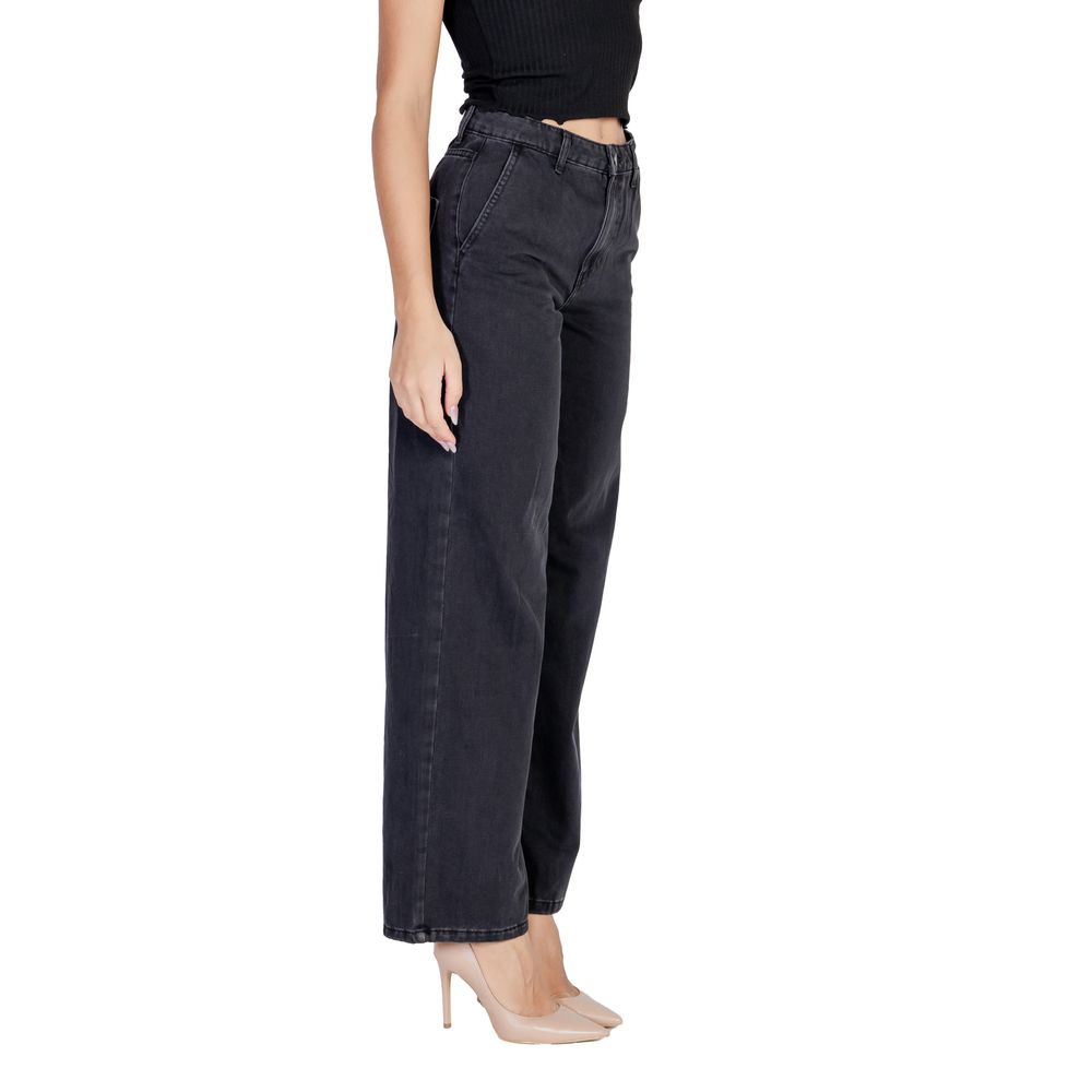 Jacqueline De Yong Sorte Bomuld Jeans & Bukser
