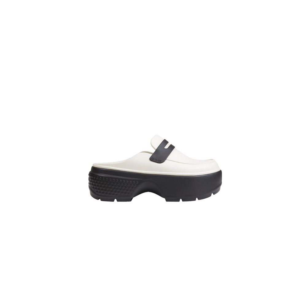 Crocs Cremefarvede Syntetiske Sandaler
