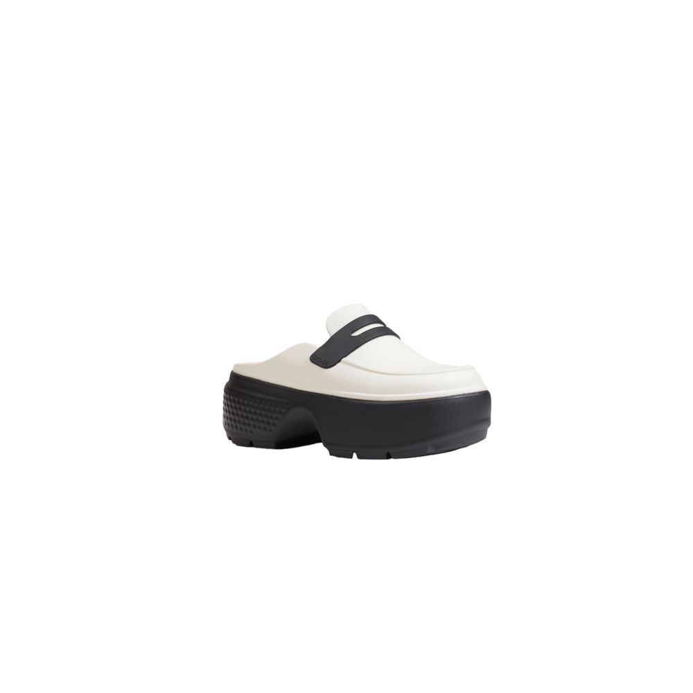 Crocs Cremefarvede Syntetiske Sandaler
