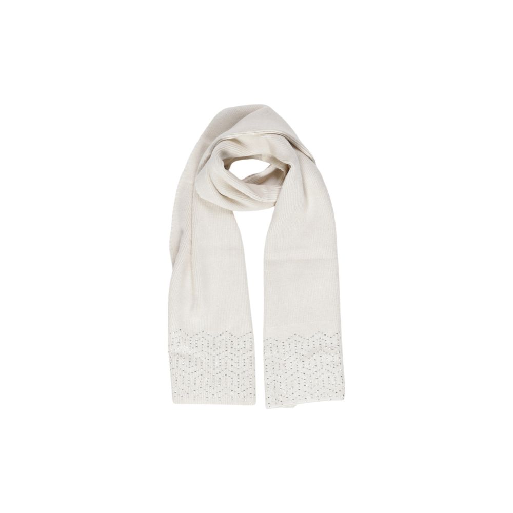 Pieces Beige Polyester Halstørklæde