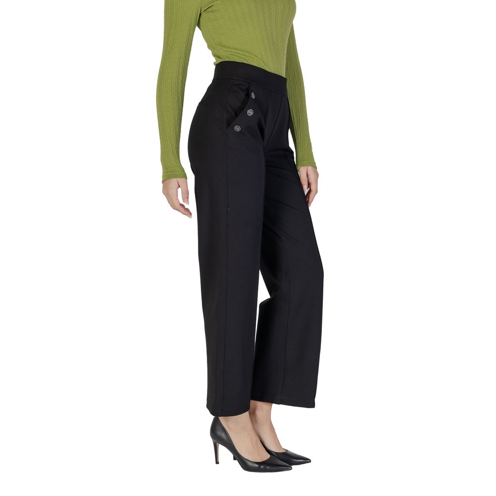 Street One Sorte Viskose Jeans & Bukser
