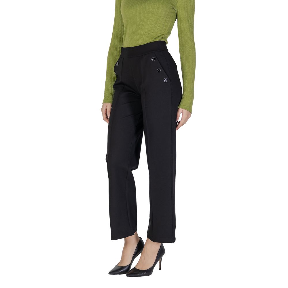 Street One Sorte Viskose Jeans & Bukser