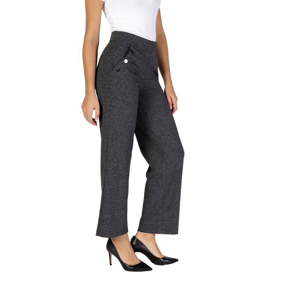 Street One Sorte Polyester Jeans & Bukser