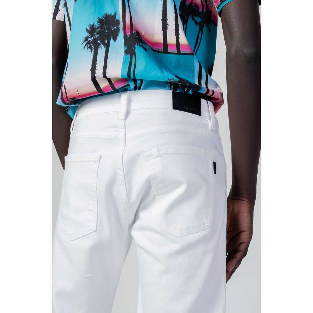Antony Morato White Cotton Skinny Jean