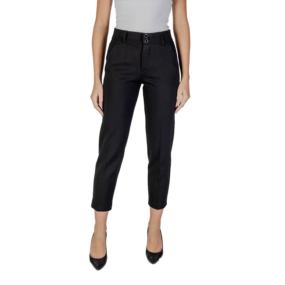 Street One Sorte Viskose Jeans & Bukser