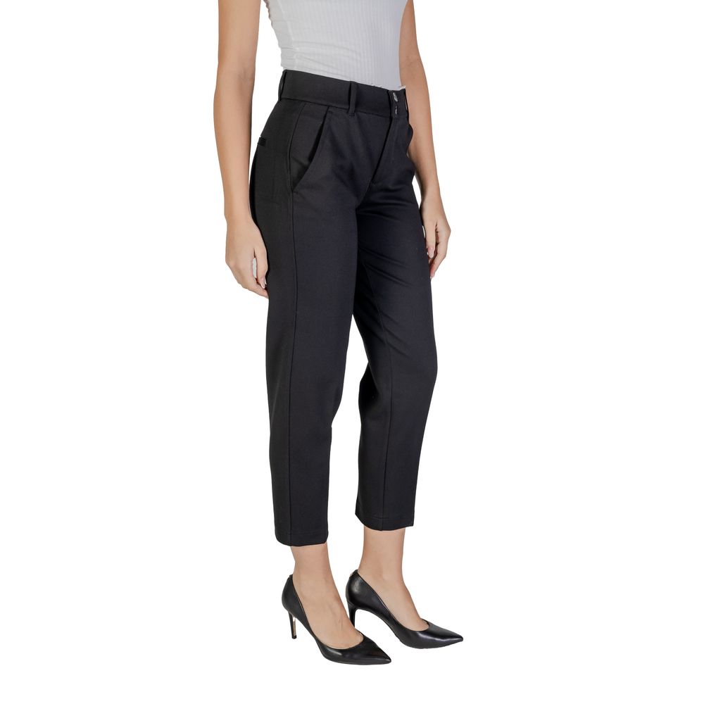 Street One Sorte Viskose Jeans & Bukser