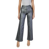 Jacqueline De Yong Sølvfarvede Viskose Jeans & Bukser