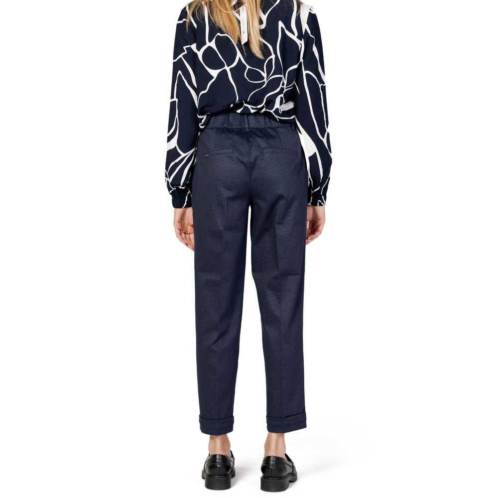 Street One Blå Viskose Jeans & Bukser