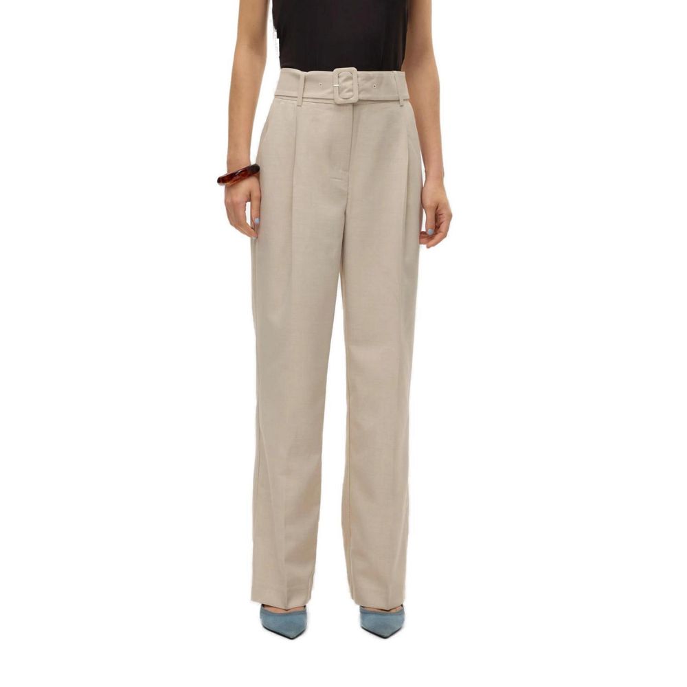 Vero Moda Grå Polyester Jeans & Bukser