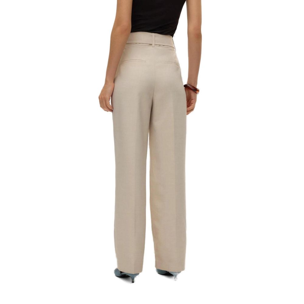Vero Moda Grå Polyester Jeans & Bukser